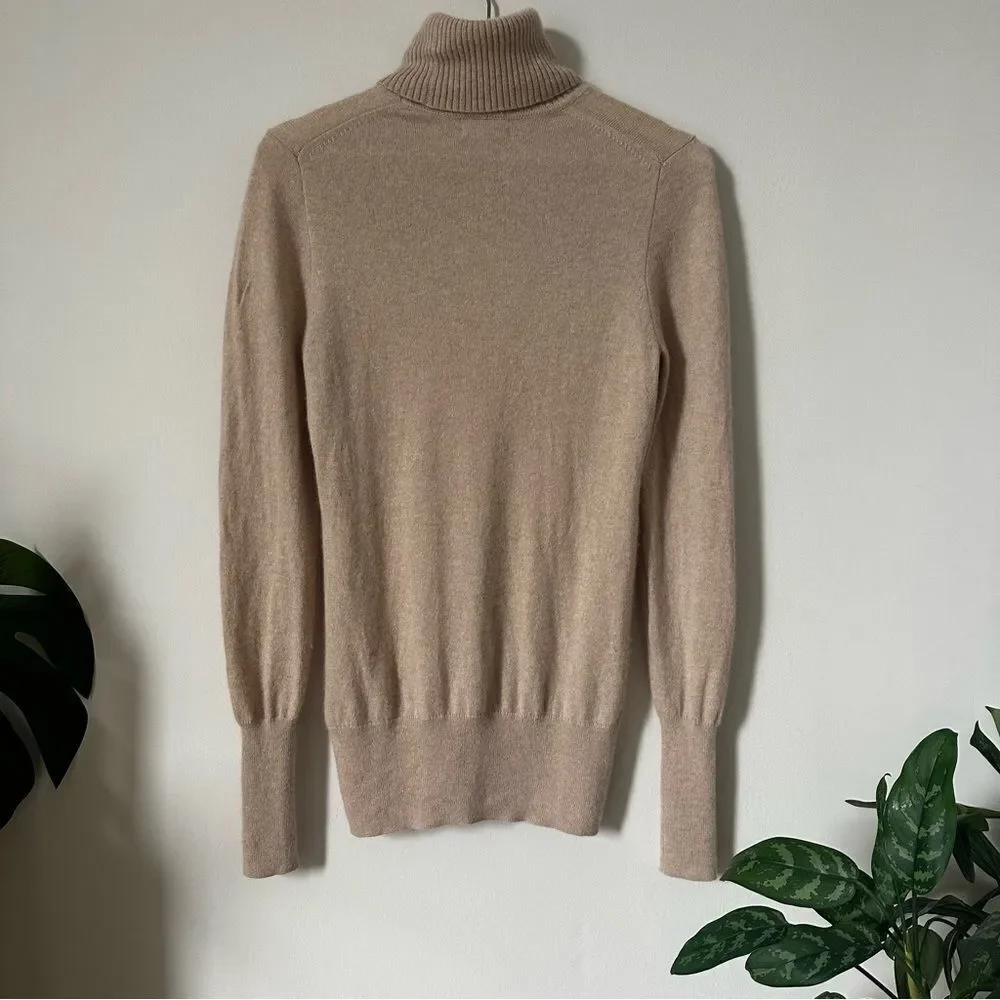 J.Crew Italian Cashmere Turtleneck Sweater Size Medium